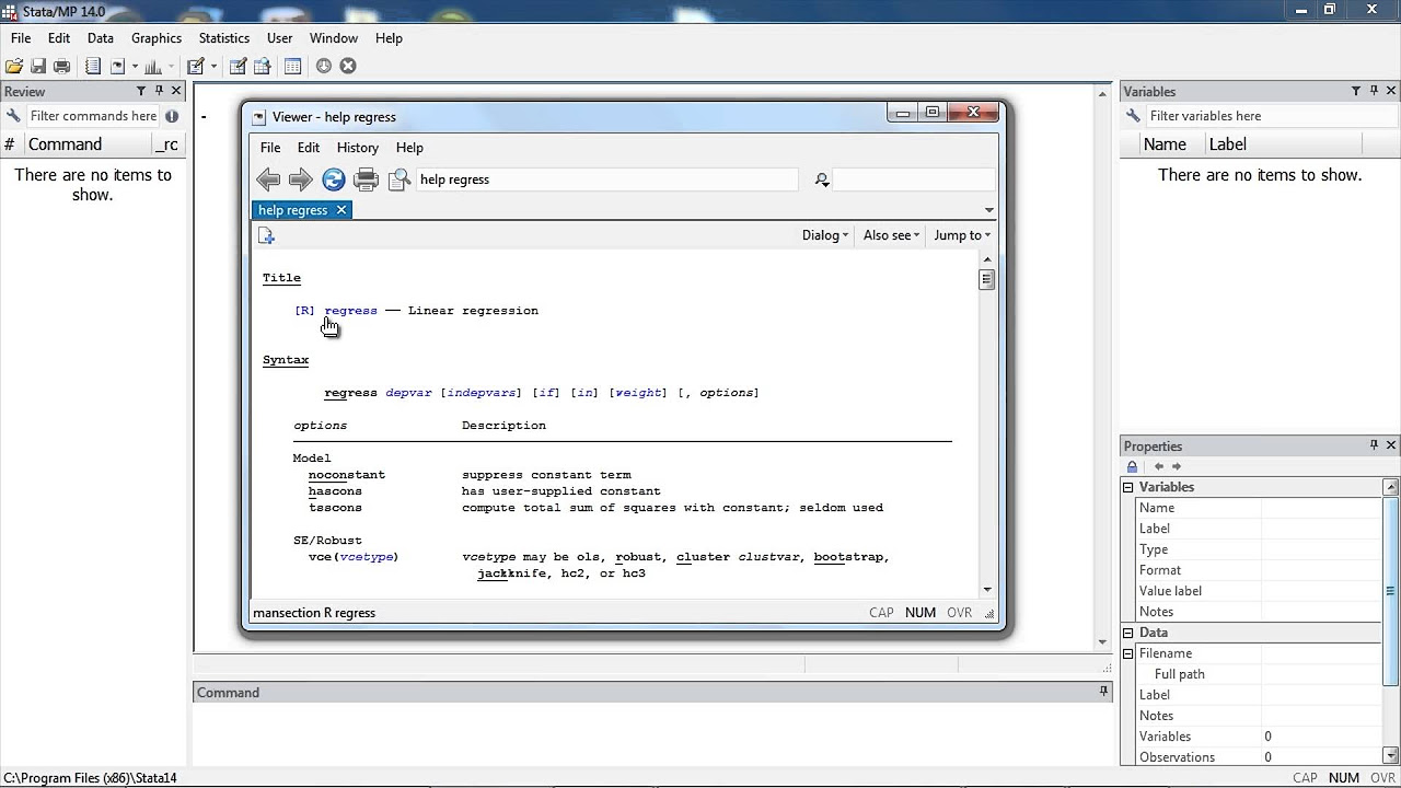PDF documentation in Stata 14 - youtube