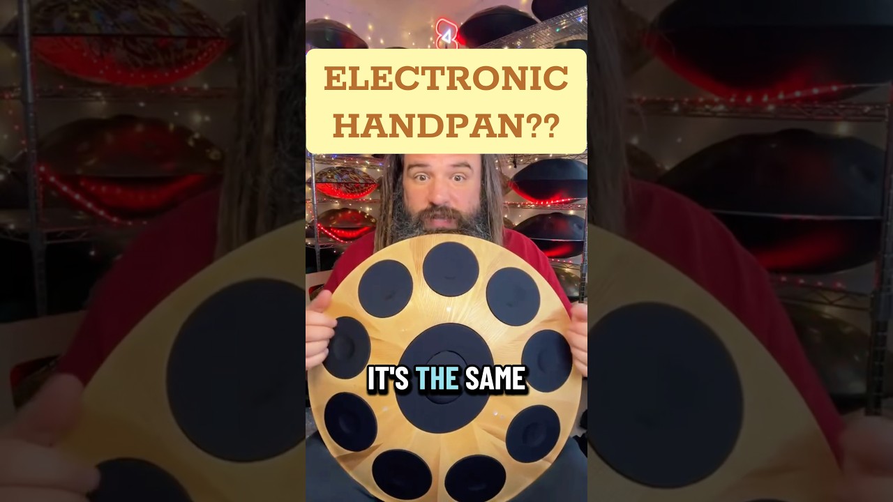Ever Seen an Electronic Handpan?🛸😮🛸 #handpan #musicalinstrument #instrument #drums #drum #drummer
