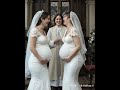 Ref:0bddcW4wHoY Two pregnant brides tie the knot