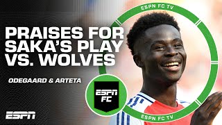 THERE IS NO ROOF FOR BUKAYO SAKA 🗣️ Odegaard & Arteta praise the young winger | ESPN FC