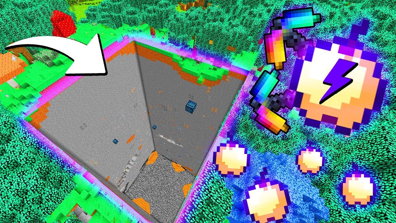 LIMPANDO TUDO COM MINERADORA DE MA DOURADA ENCANTADA NO MINECRAFT YouTube