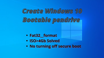 Windows 10 Bootable pendrive/usb || English || Bootable fat32 Windows 10 pendrive || Secure boot