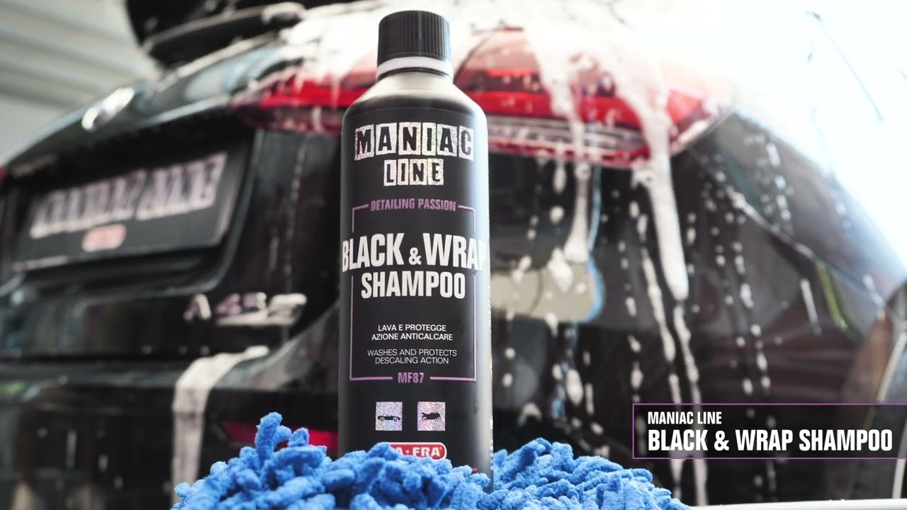Maniac Line - Black & Wrap Shampoo - YouTube