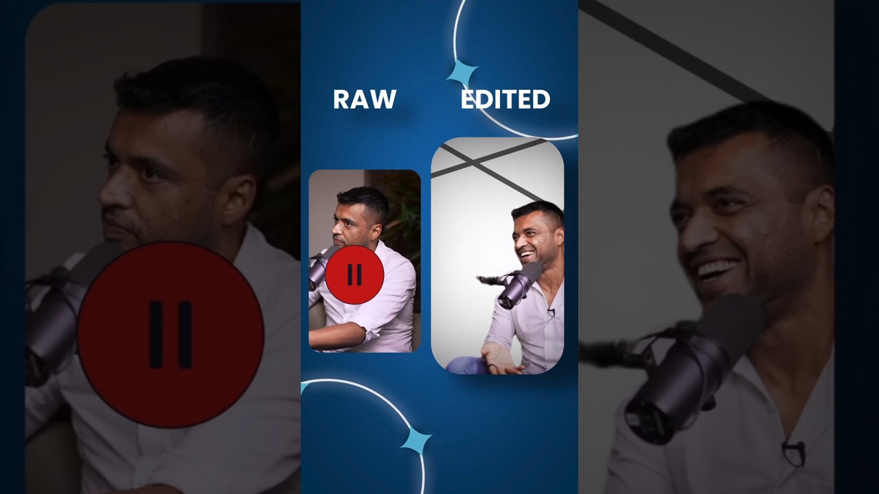 Raw clip vs edited🎬