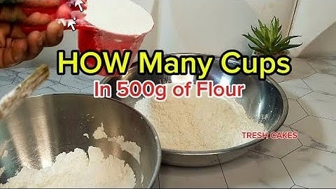 HOW MANY CUPS IN 500G OF FLOUR/HOW TO MEASURE 500G OF FLOUR WITH CUP