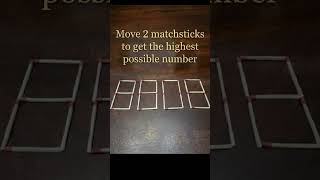 Matchsticks puzzle Live: Improve Your Logic Skills #mathquiz #matchstickriddle