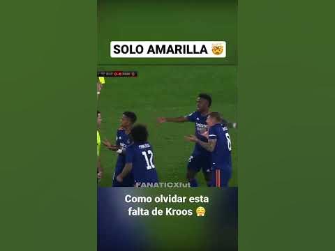 Era amarilla a Kroos? 🧐 || #futbol #realmadrid #laliga #fifa #kroos ...