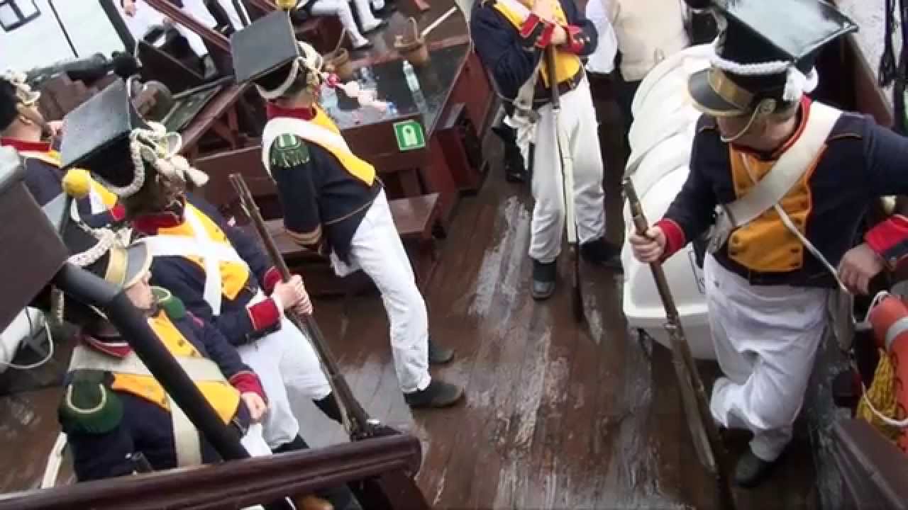 BITWA MORSKA - OBRONA TWIERDZY WISŁOUJŚCIE 2014