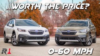 Subaru Outback 2.5 vs XT vs 3.6R 0-60 Test & Comparison!