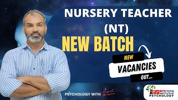 Assistant Teacher Nursery, for DSSSB/Chandigarh, New Batch, by Deepak K. Sharma, Bits Yuva Institute