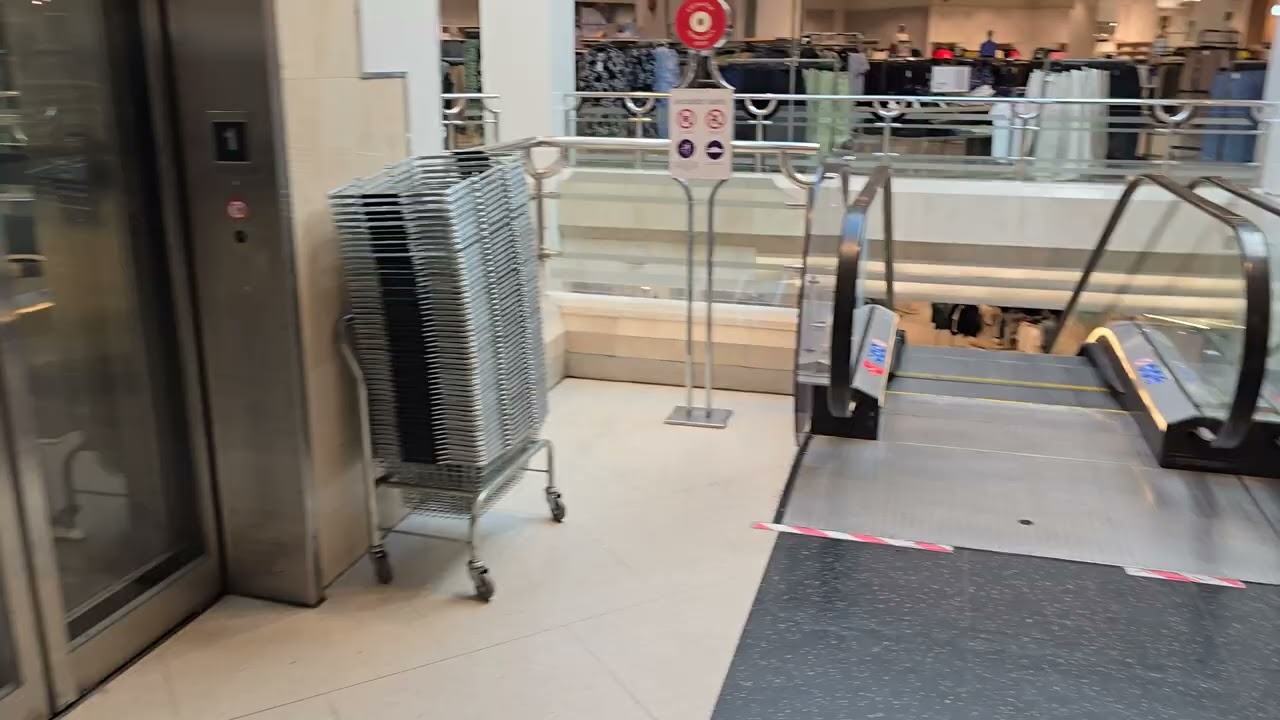 Older lifts modded by Stannah (Hydroware) @ M&S Meadowhall in Sheffield