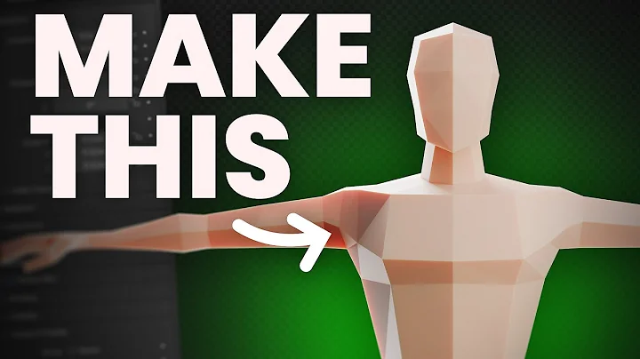 Make low poly Characters in blender!