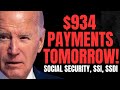 $943 Payments Tomorrow For These Social Security Beneficiaries | Social Security, SSI, SSDI Payments