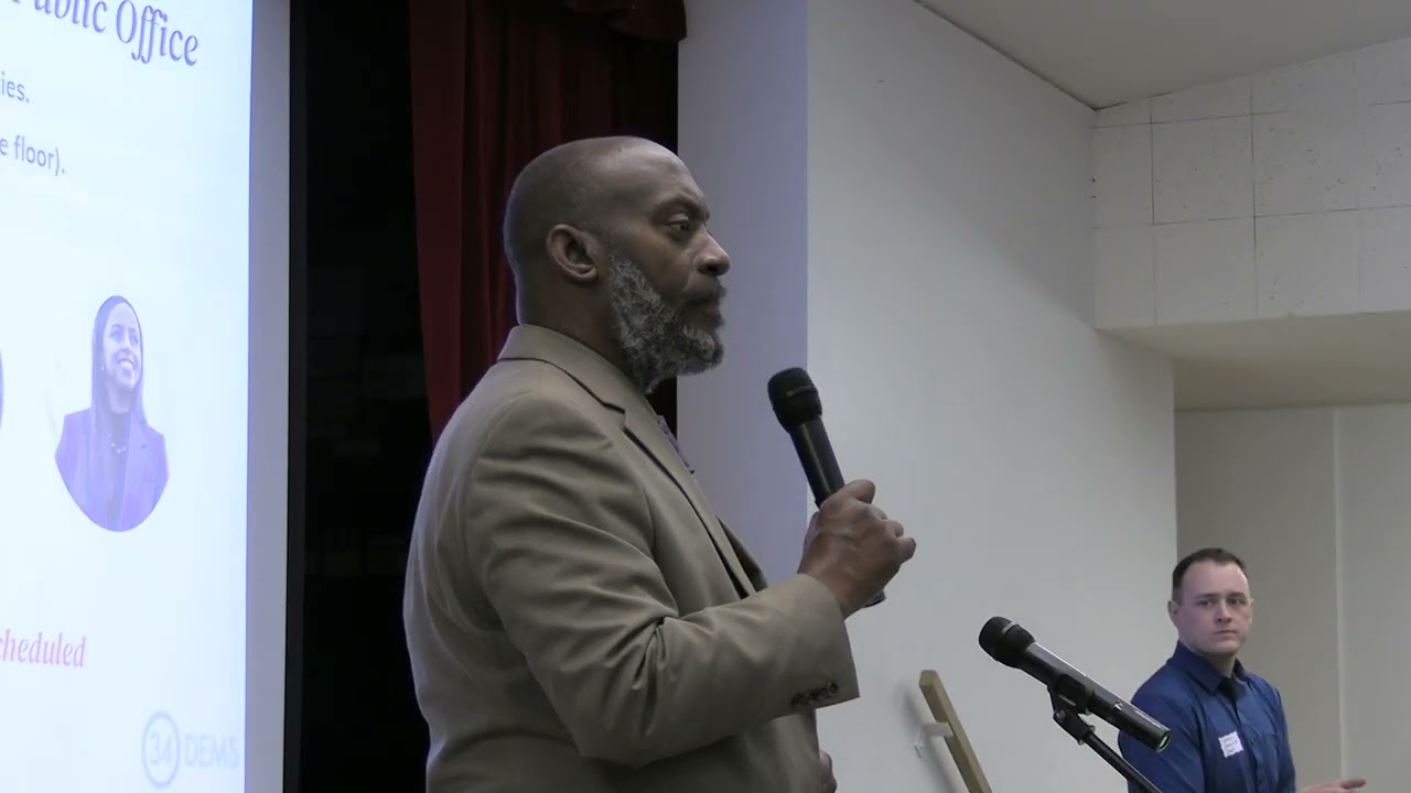 Seattle City Council Position 9 candidate Ray Rogers @ 34th District Democrats