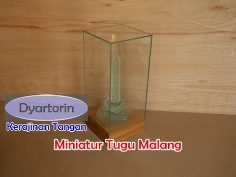 Kreasi Unik Souvenir  Kaca  Khas Kota Malang Jatim Indonesia 