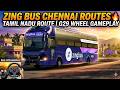 ZING BUS CHENNAI ROUTES 🛣️ Logitech G29 Bus Simulator Gameplay (Tamil Nadu Route)