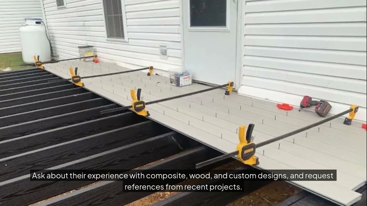 How to Choose the Right Deck Builder In Winston Salem, North Carolina