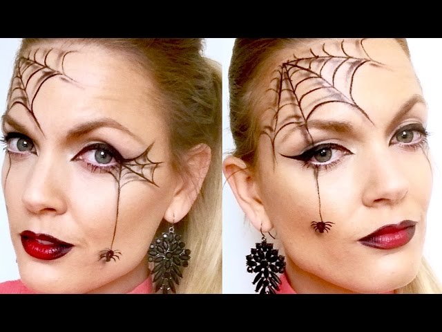 Easy Halloween Makeup Idea: Spider Mouth