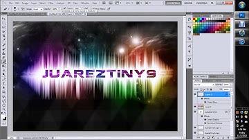 Adobe Photoshop CS5 : Background & Text Effect Tutorial