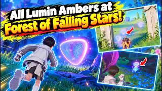 All Lumin Amber Locations At Forest of Falling Stars In Aniimo!
