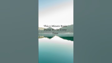 The Brain Dump Reset. Feel Mental Clutter? Try this 2-Minute Brain Dump. (Habit 3) #MentalDeclutter