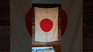 Captured Japanese flags with signatures from members of the 511th PIR.  #101stairborne #ww2