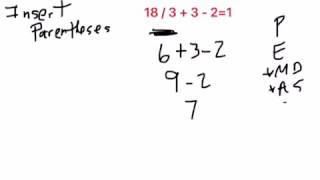 Inserting parentheses