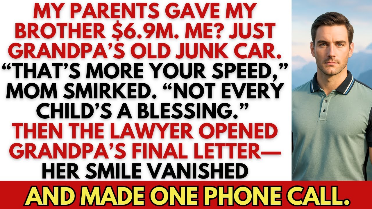На оглашении завещания они подарили моему брату 6,9 миллиона долларов, а мне — машину дедушки. И ...