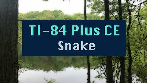 Chill Vibes Snake on TI-84 Plus CE