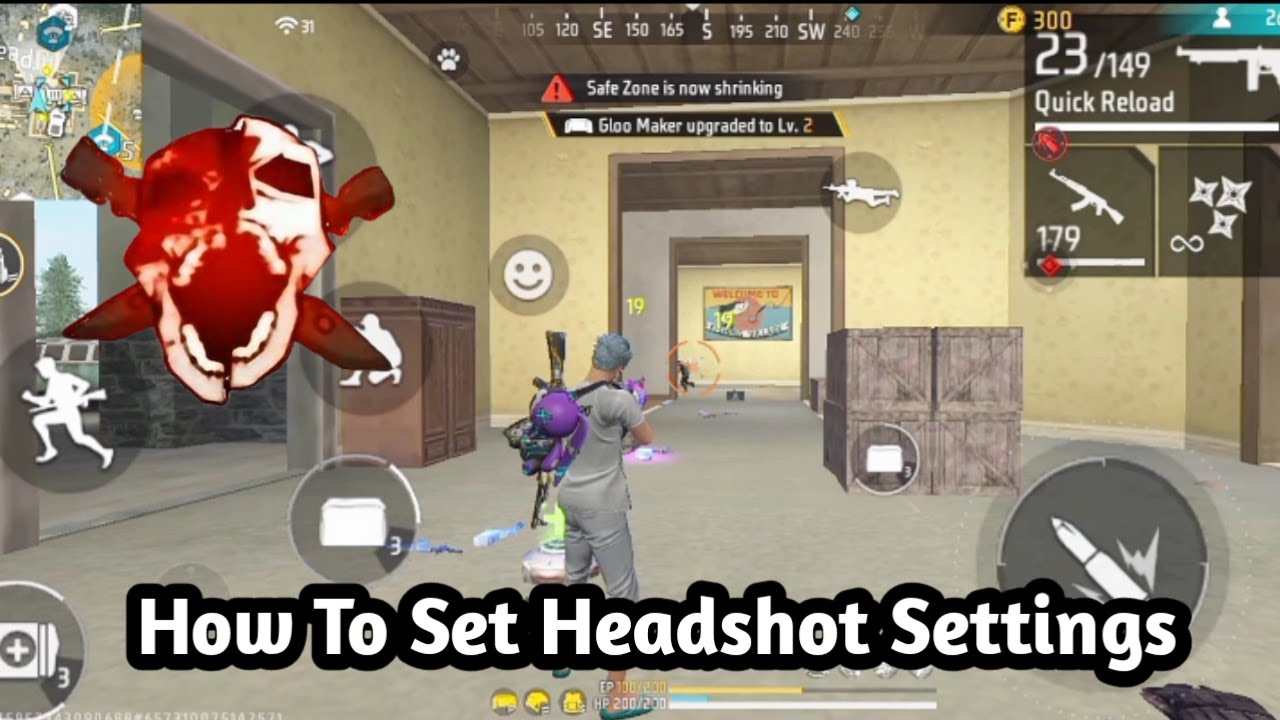 How To Set Headshot Settings in Free Fire || - YouTube
