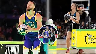 Stephen Curry Defeats Sabrina Ionescu In 3-Point Contest