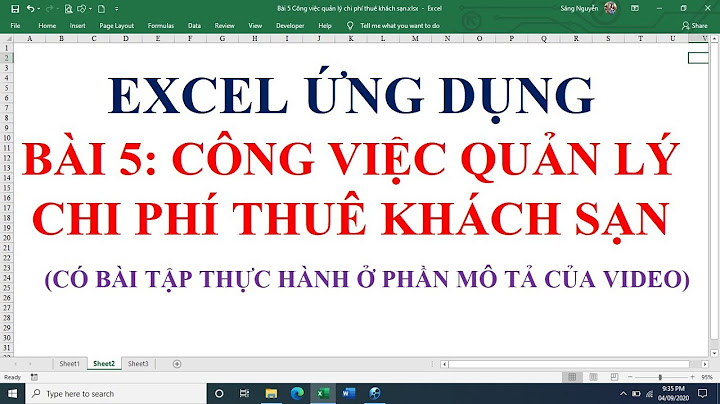 Hướng dẫn kiểm tra thu chi khách sạn