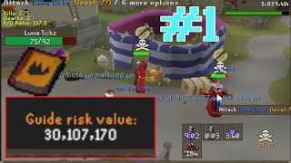 Tome of Fire on a Pure is Overpowered! Risk Fights (Melee/Ranged/Magic) (OSRS) Stream Highlights #1