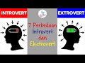 7 Perbedaan Orang Introvert dan Ekstrovert | ababiel 1212