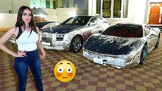 WRAPPING MY SISTERS LAMBORGHINI *REVENGE PRANK *!!!