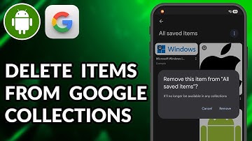 How To Delete Items From Google Collections