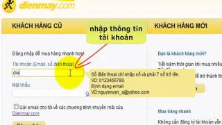 Hướng Dẫn Mua Hàng Tại Dienmay