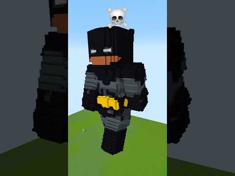 Minecraft Batman Build Battle - Noob vs Pro vs Hacker vs God #shorts #minecraft
