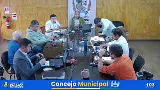 Bienvenidos a la sesión Nº 103 del Concejo Municipal.