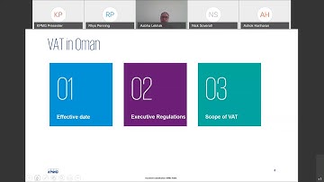 Webinar - Analysis of the Oman VAT Law | KPMG LG