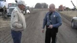 State Trooper Throwing Owner Off His Own Property