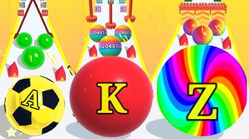 Satisfying Mobile Game/ Ball Run 2048 in Infinity Mod ABC Gameplay Walkthrough Mobile New Update #2