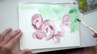 Watercolorpainting in 30 minutes PART 2