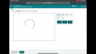 ALEKS: Naming and drawing simple cyclic alkanes
