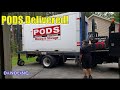 Pods moving  storage container delivered diy moving