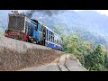 Genius way they ride old indian train on mountain