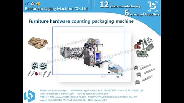 Bestar Furniture hardware counting packaging machine with 16 counting bowls