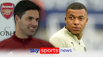 Mikel Arteta says Arsenal have to be in the conversation to sign Kylian Mbappe