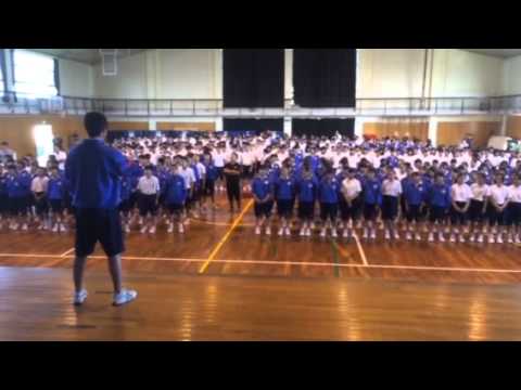 館山三中  歌声  校歌1番