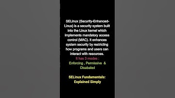 SELinux: The Linux Security Secret You NEED to Know #shorts #moreofTech